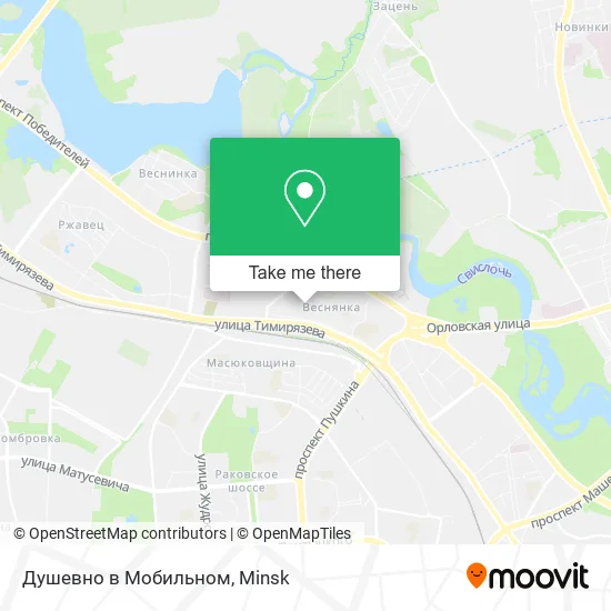 Душевно в Мобильном map