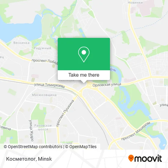 Косметолог map