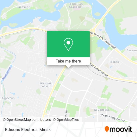 Edisons Electrics map