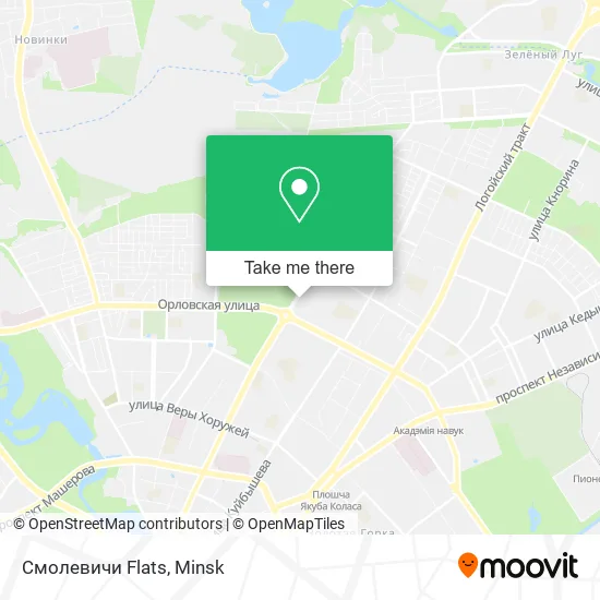 Смолевичи Flats map