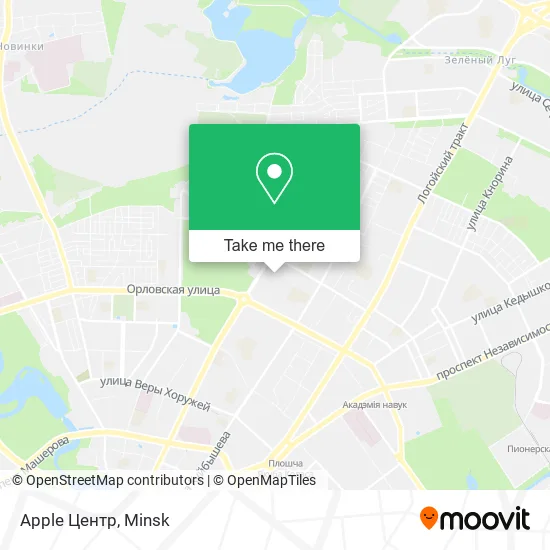 Apple Центр map