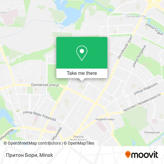 Притон Бори map