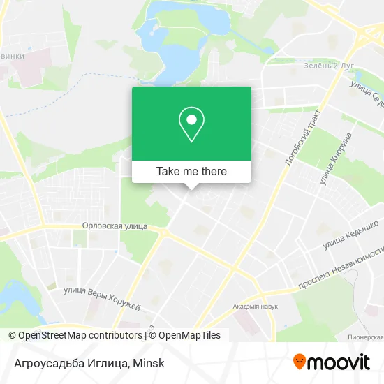 Агроусадьба Иглица map