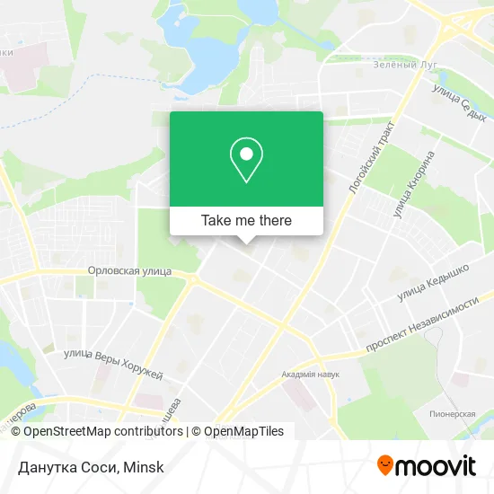 Данутка Соси map