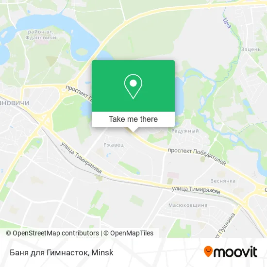 Баня для Гимнасток map