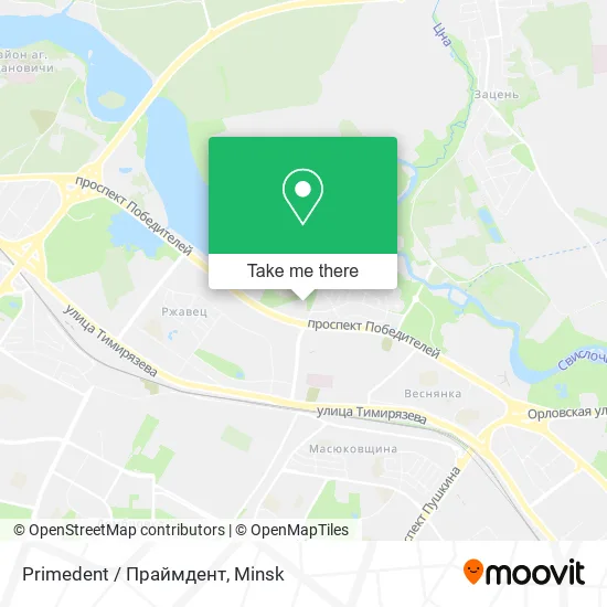 Primedent / Праймдент map