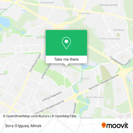 Зога Отдыха map