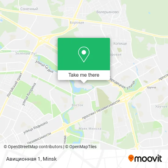 Авиционная 1 map