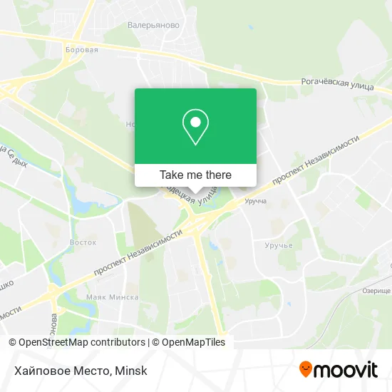 Хайповое Место map