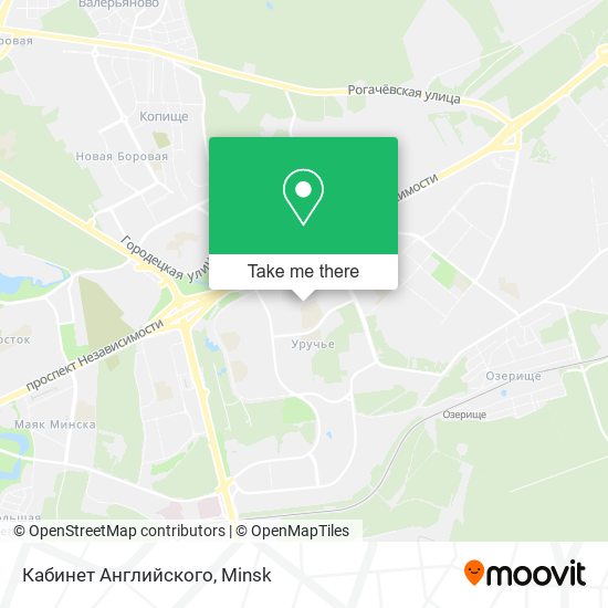 Кабинет Английского map
