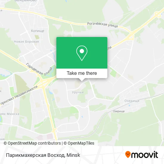 Парикмахерская Восход map