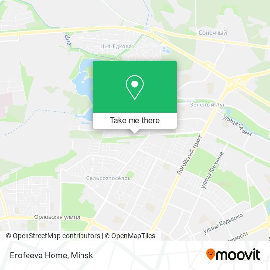 Erofeeva Home map
