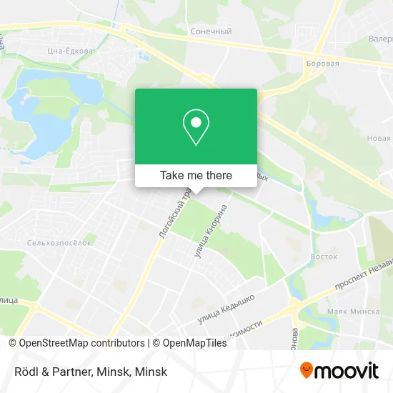 Rödl & Partner, Minsk map