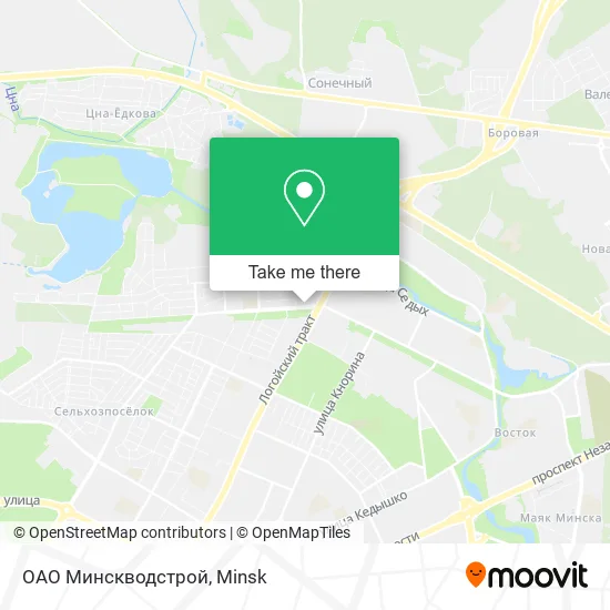 ОАО Минскводстрой map