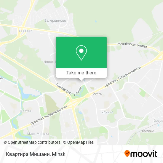 Квартира Мишани map