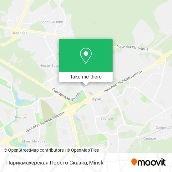 Парикмахерская Просто Сказка map