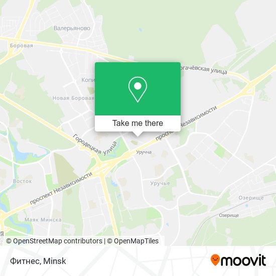 Фитнес map