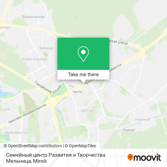 Семейный центр Развития и Творчества Мельница map