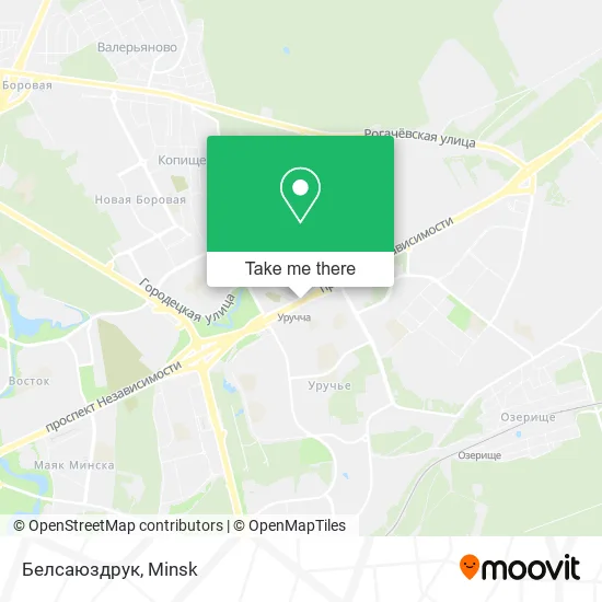 Белсаюздрук map