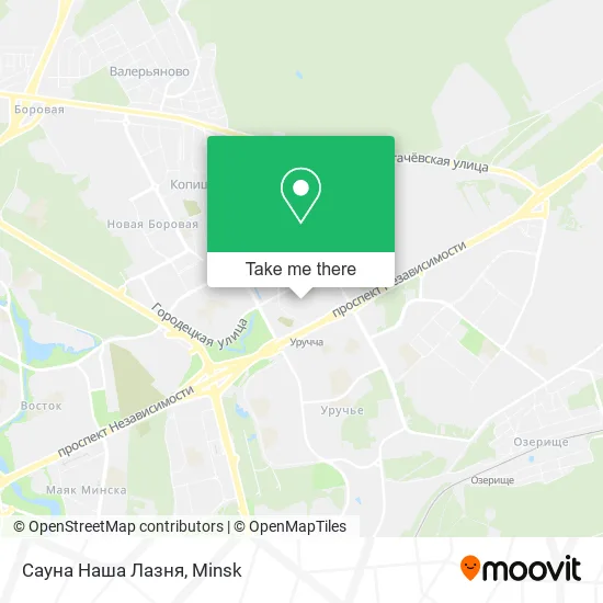 Сауна Наша Лазня map