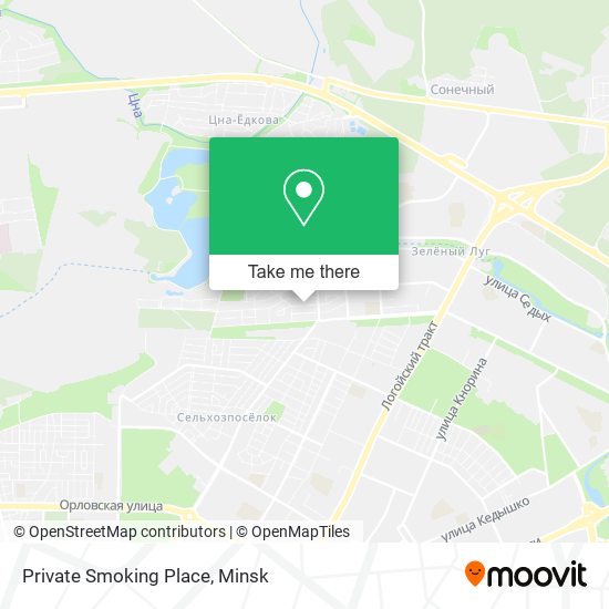 Private Smoking Place map