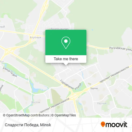 Сладости Победа map