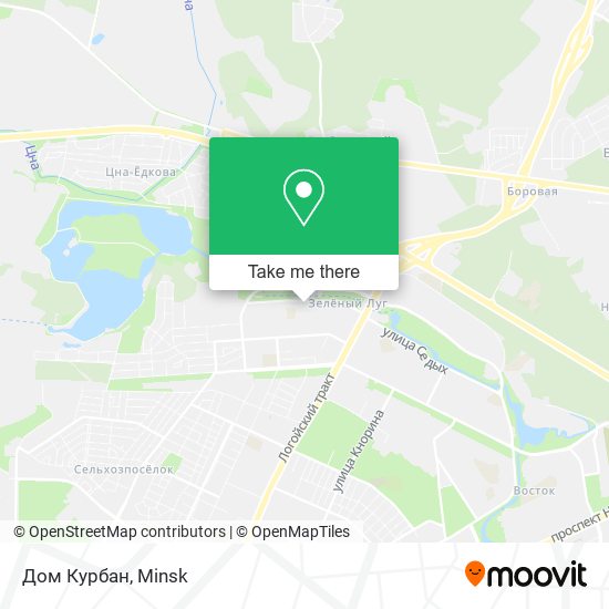 Дом Курбан map
