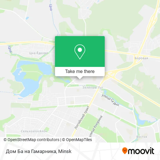 Дом Ба на Гамарника map
