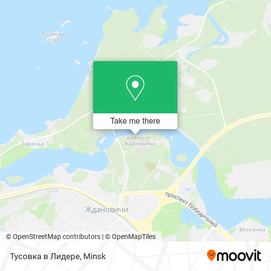 Тусовка в Лидере map