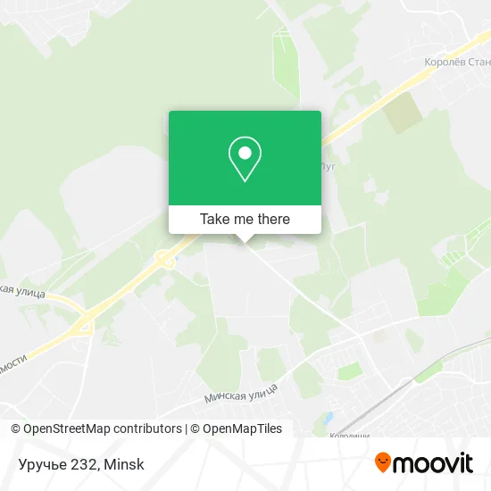 Уручье 232 map