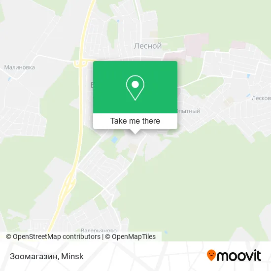 Зоомагазин map