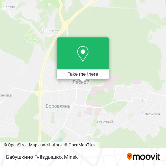 Бабушкино Гнёздышко map