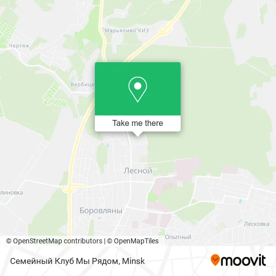 Семейный Клуб Мы Рядом map