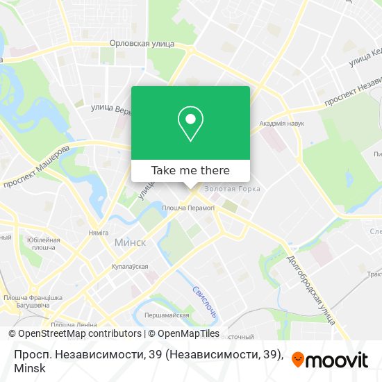 Просп. Независимости, 39 map