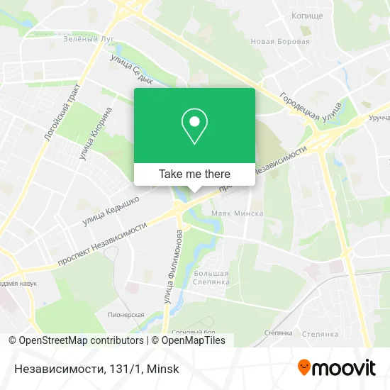 Независимости, 131/1 map