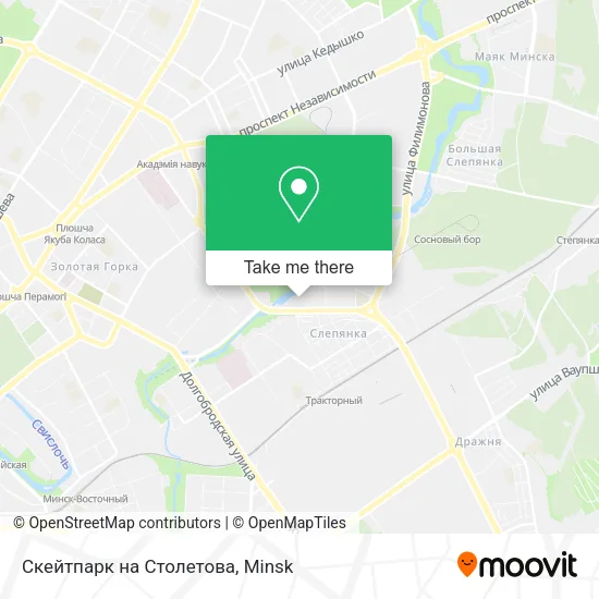 Скейтпарк на Столетова map