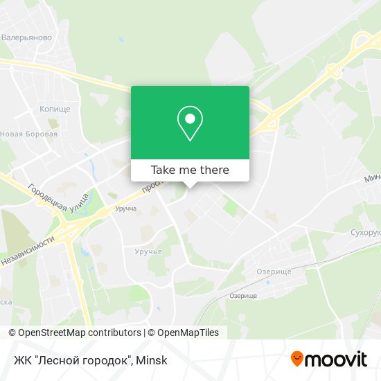 ЖК "Лесной городок" map