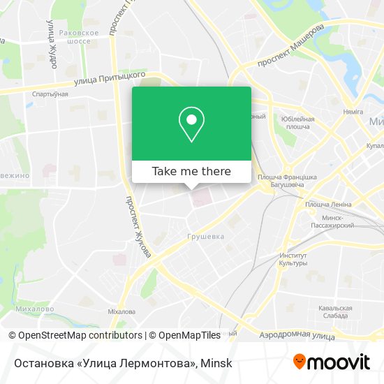 Остановка «Улица Лермонтова» map