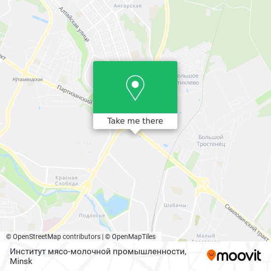 Институт мясо-молочной промышленности map