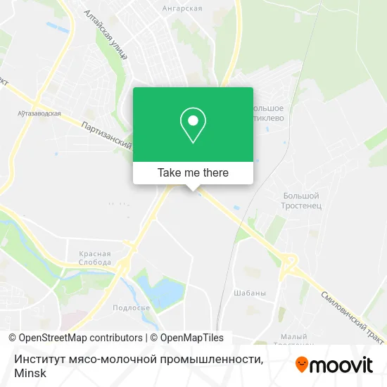Институт мясо-молочной промышленности map