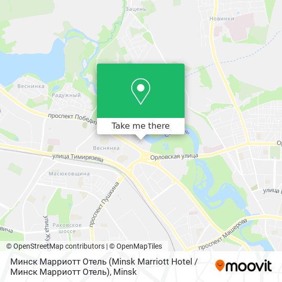 Минск Марриотт Отель (Minsk Marriott Hotel / Минск Марриотт Отель) map