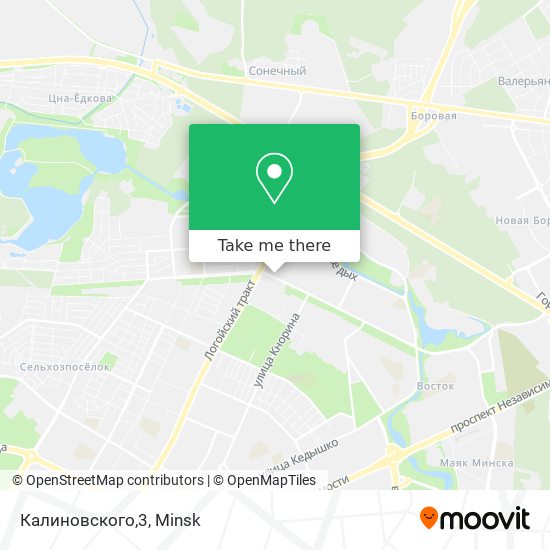 Калиновского,3 map