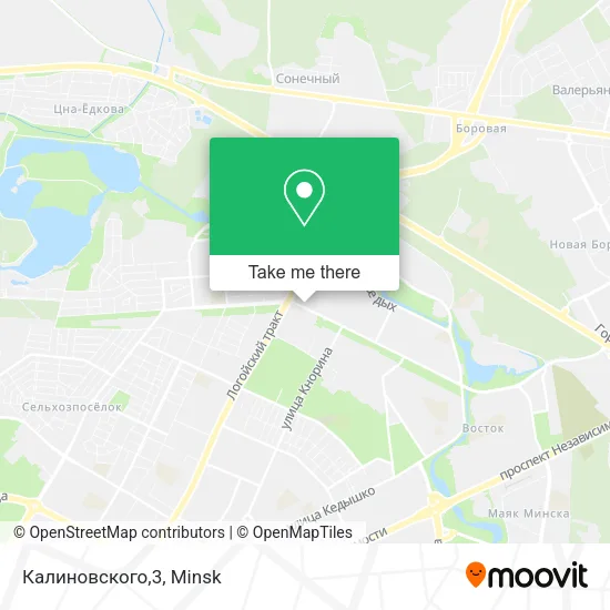 Калиновского,3 map
