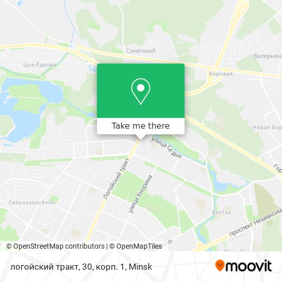 логойский тракт, 30, корп. 1 map