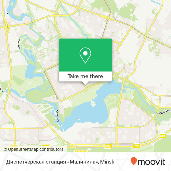 Диспетчерская станция «Малинина» map