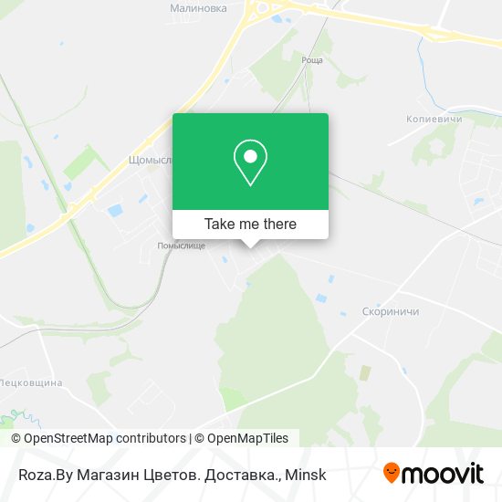 Roza.By Магазин Цветов. Доставка. map
