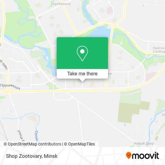 Shop Zootovary map