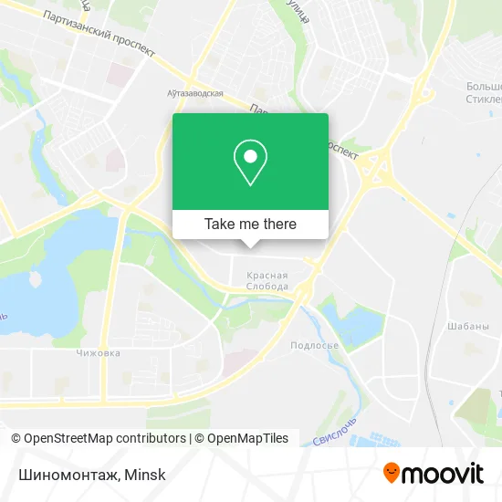 Шиномонтаж map