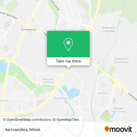 Автомойка map