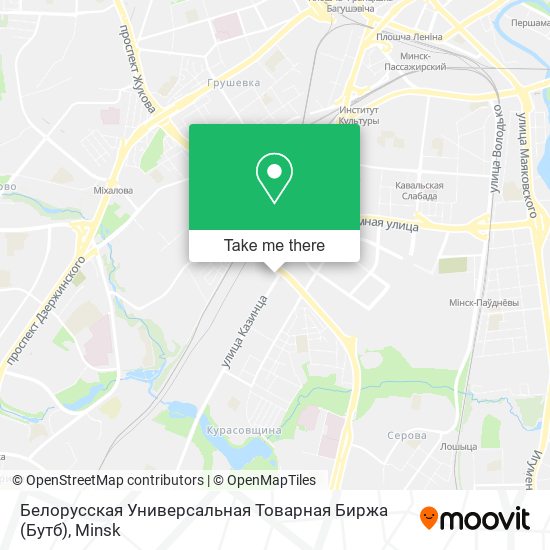 Белорусская Универсальная Товарная Биржа (Бутб) map